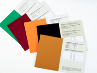 RAL 841-GL Single Card High gloss CLASSIC Colour Sample 